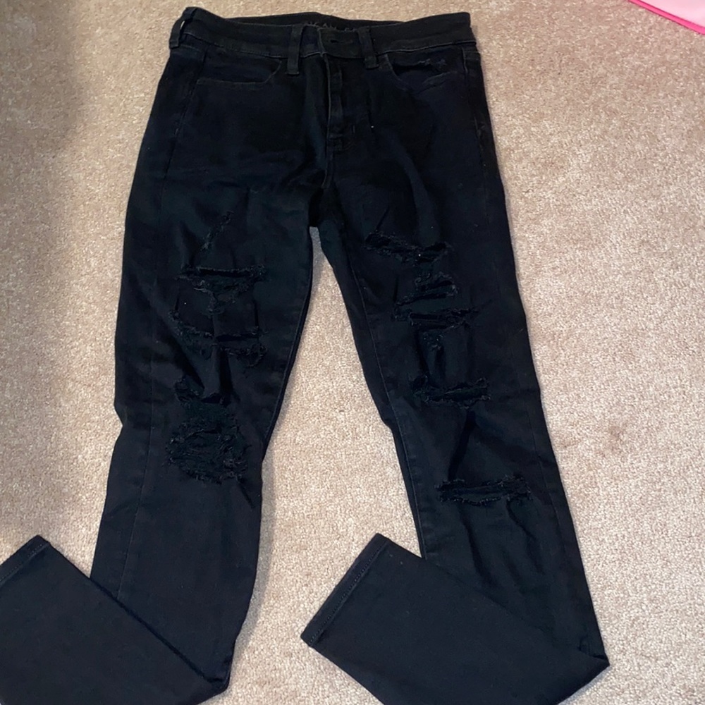 American Eagle Black Skinny Jeans